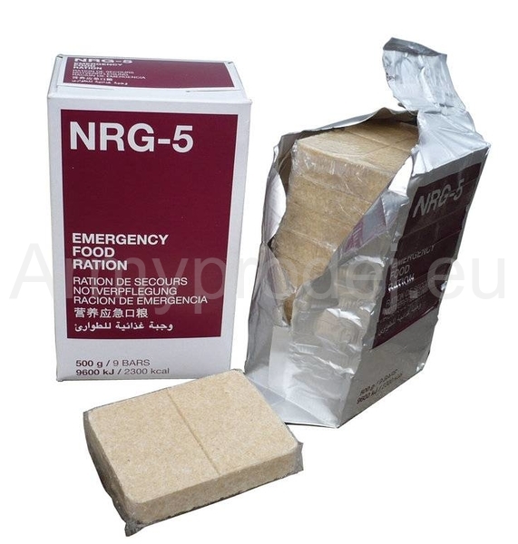 NRG-5 nouzové jídlo - potravinová dávka