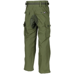 Komando kalhoty Smock zelené rip stop