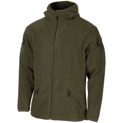 Fleece mikina s kapucí Tactical