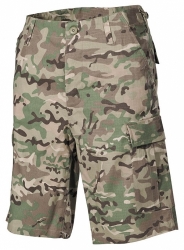 Bermudy BDU MTP multicam rip stop