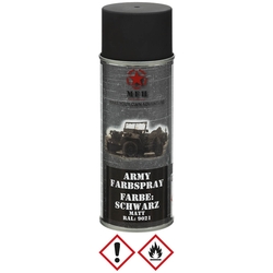 Army barva černá sprej