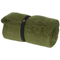 Fleece deka zelená s obalem