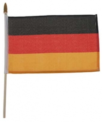 Vlajka (vlaječka) Německo s rukojetí   