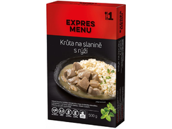 Vepřové na žampionech s těstovinami Expres menu  - kopie