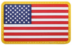 Vlajka USA suchý zip    