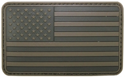 Vlajka 3D USA suchý zip  