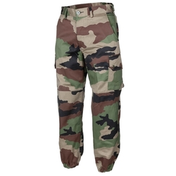 Francouzské maskáčové kalhoty F2 CCE woodland