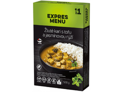 Žluté kari s tofu a jasmínovou rýží Expres menu  