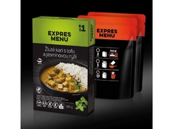 Žluté kari s tofu a jasmínovou rýží Expres menu  