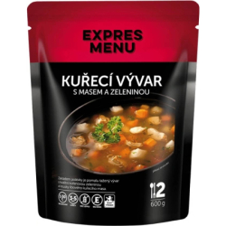Kuřecí vývar s masem a zeleninou Expres Menu  