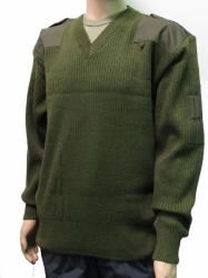 Vojenský vlněný svetr