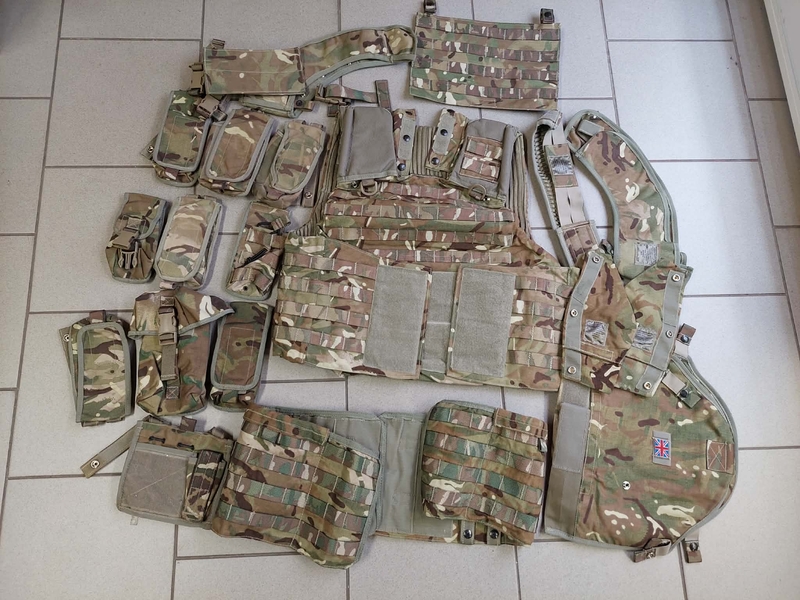 Ochranná britská vesta OSPREY Assault MTP multicam