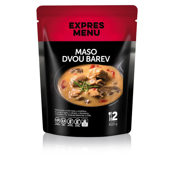 Maso dvou barev Expres Menu 2 porce  